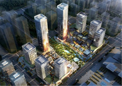 绿地齐鲁之门超高层